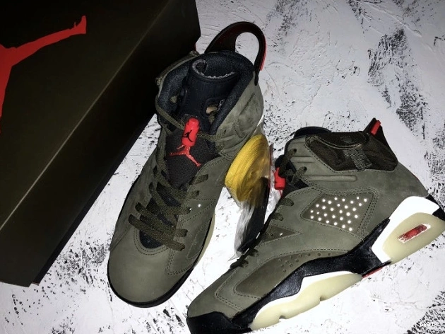 Bmlin Medium 6 Jordan Olive x Scott Air CN1084-200 Travis 0706